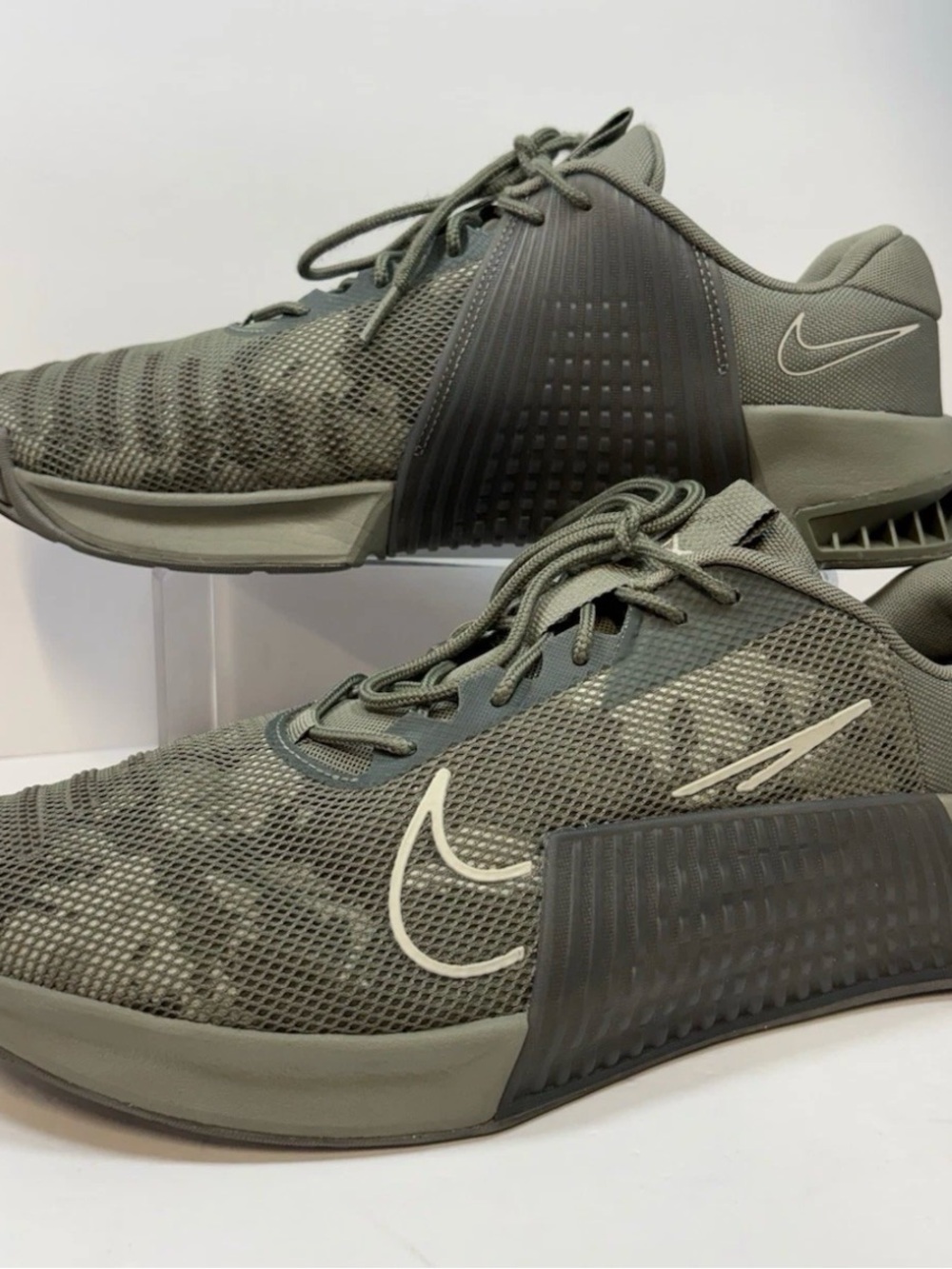 Nike Metcon 9 AMP Dark Stucco/Flat Pewter, Green Camo edition